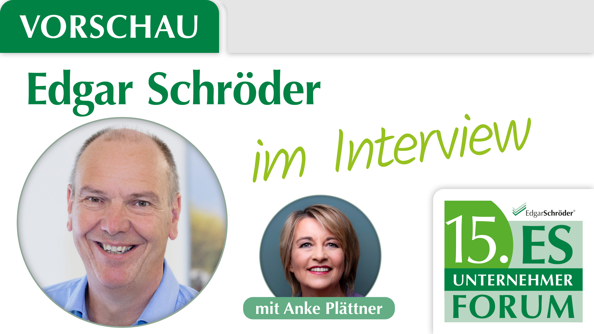 Vorschau des Speaker-Line-ups Teil 1: Edgar Schröder im Interview
