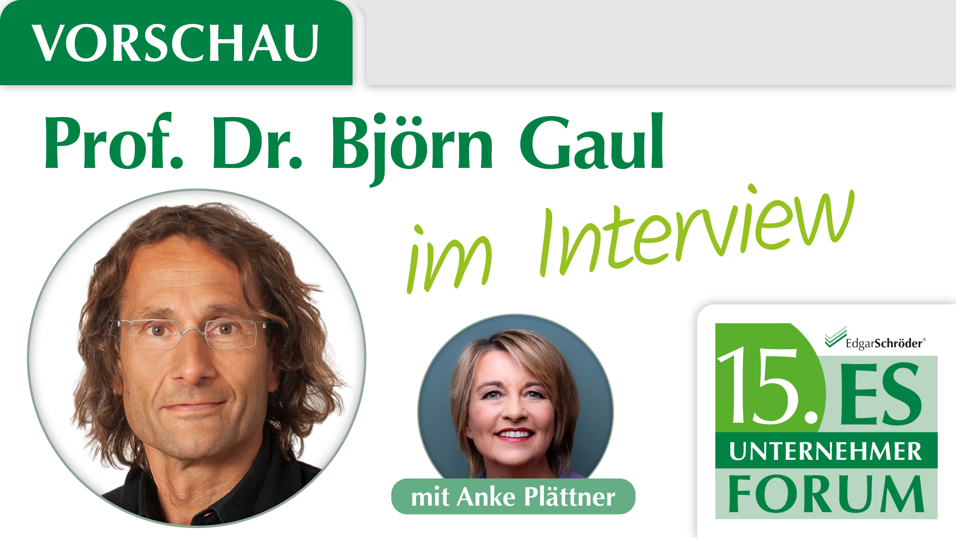 Vorschau des Speaker-Line-ups Teil 2: Prof. Dr. Björn Gaul im Interview