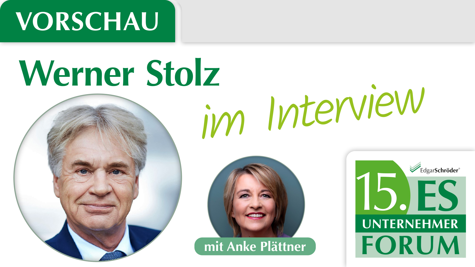 Vorschau des Speaker-Line-ups Teil 3: Werner Stolz im Interview